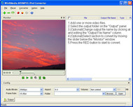 AVI MPG Convert 2 iPod screenshot